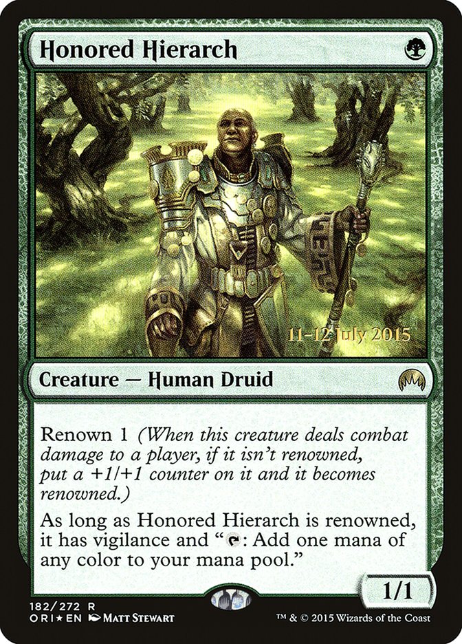 Honored Hierarch [Magic Origins Prerelease Promos] | GrognardGamesBatavia