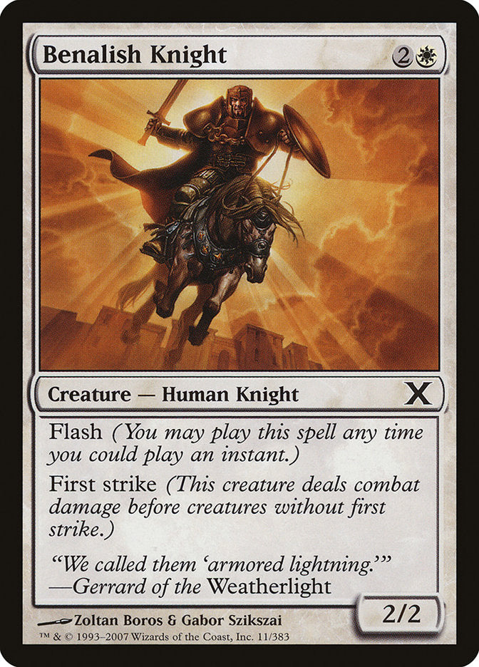 Benalish Knight [Tenth Edition] | GrognardGamesBatavia