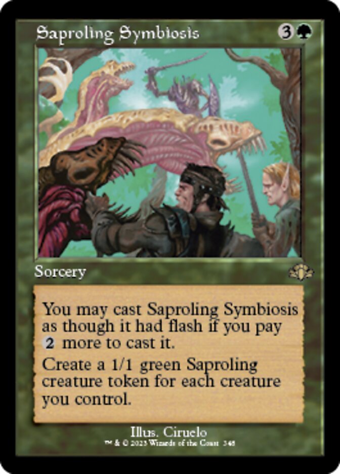 Saproling Symbiosis (Retro) [Dominaria Remastered] | GrognardGamesBatavia