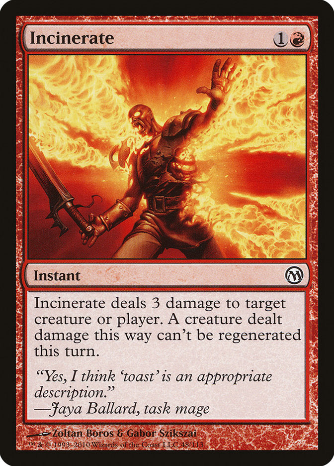 Incinerate [Duels of the Planeswalkers] | GrognardGamesBatavia