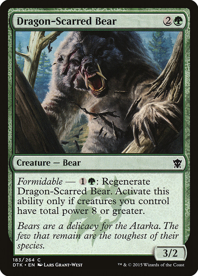 Dragon-Scarred Bear [Dragons of Tarkir] | GrognardGamesBatavia