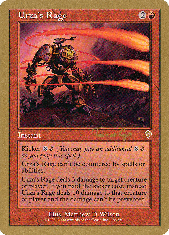 Urza's Rage (Tom van de Logt) [World Championship Decks 2001] | GrognardGamesBatavia