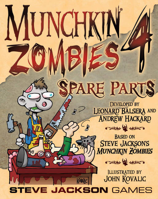 Munchkin Zombies 4: Spare Parts | GrognardGamesBatavia