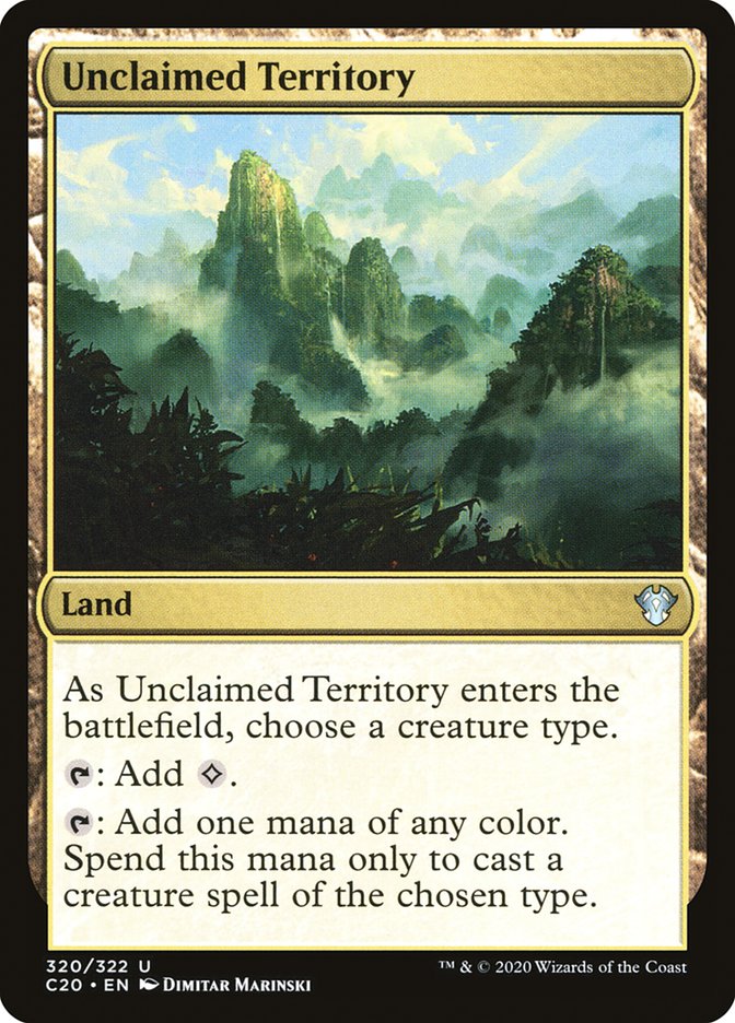 Unclaimed Territory [Commander 2020] | GrognardGamesBatavia