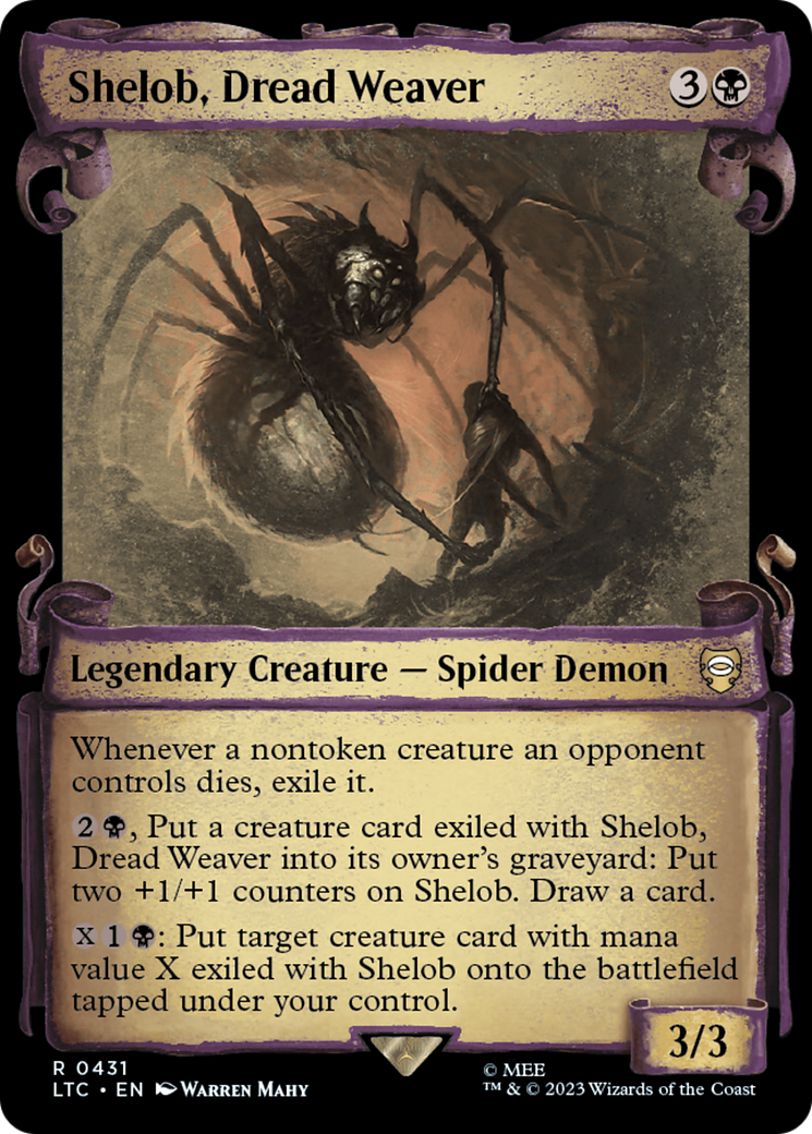 Shelob, Dread Weaver [The Lord of the Rings: Tales of Middle-Earth Commander Showcase Scrolls] | GrognardGamesBatavia