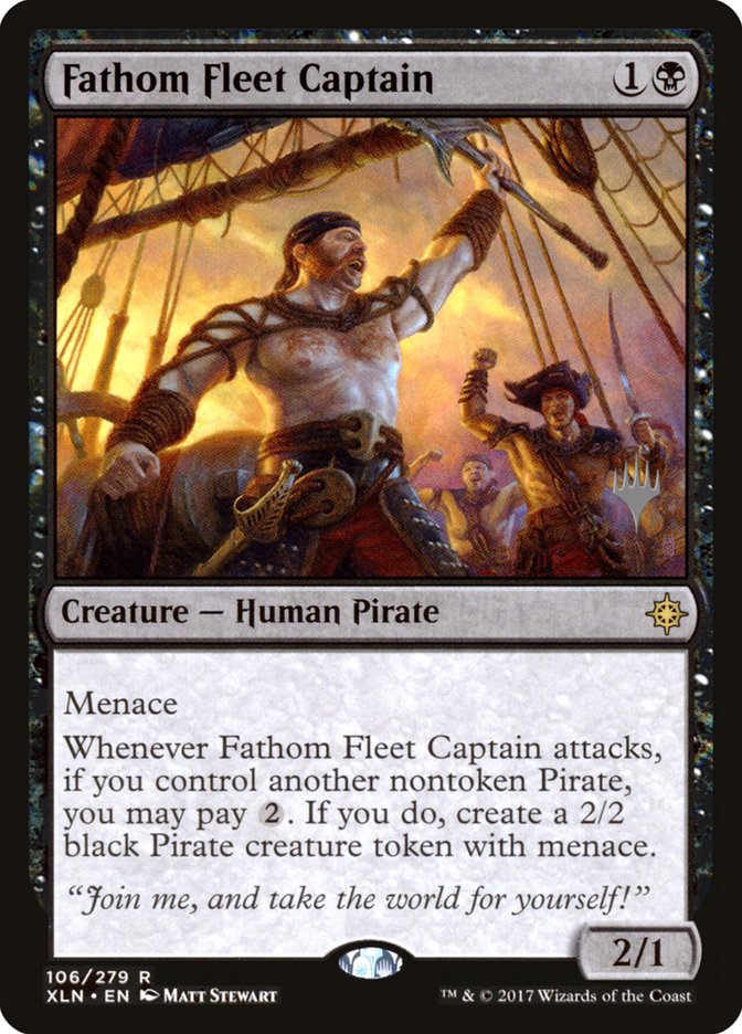 Fathom Fleet Captain (Promo Pack) [Ixalan Promos] | GrognardGamesBatavia