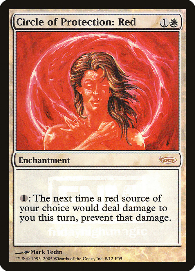 Circle of Protection: Red [Friday Night Magic 2005] | GrognardGamesBatavia