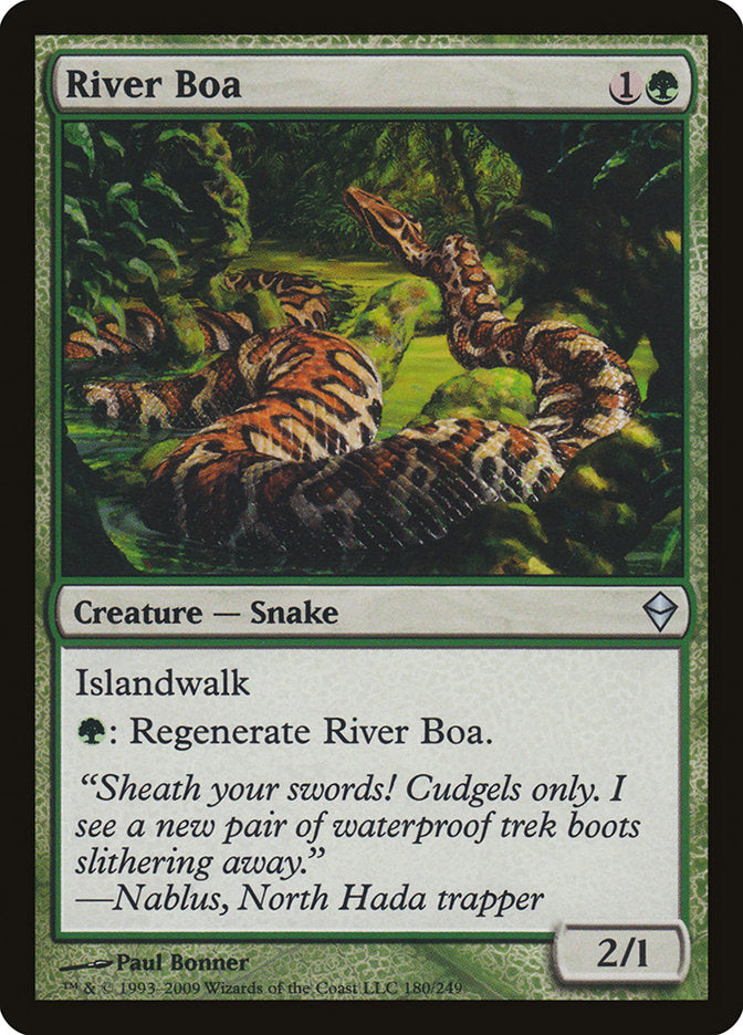 River Boa [Zendikar] | GrognardGamesBatavia