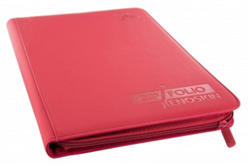 Ultimate Guard Zipfolio 360 18-Pocket Xenoskin Red | GrognardGamesBatavia
