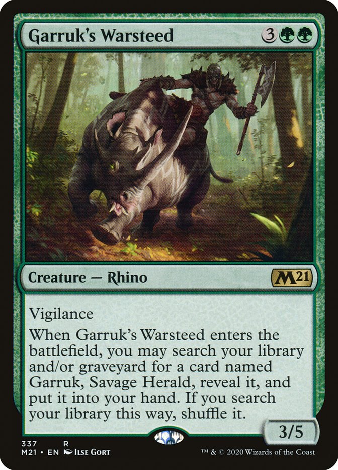 Garruk's Warsteed [Core Set 2021] | GrognardGamesBatavia