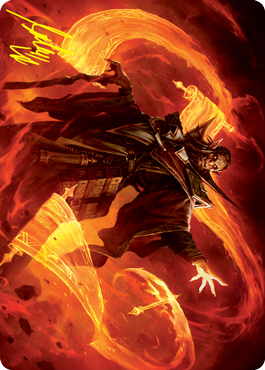 Plargg, Dean of Chaos Art Card (Gold-Stamped Signature) [Strixhaven: School of Mages Art Series] | GrognardGamesBatavia