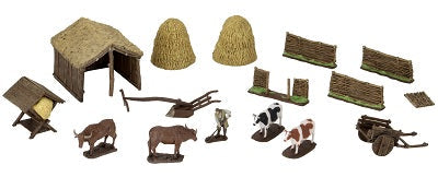 Medieval Farmer Miniature Set | GrognardGamesBatavia