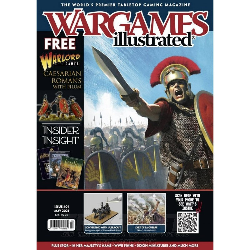 Wargames Illustrated Magazine 401 w/ Caesarian Roman | GrognardGamesBatavia