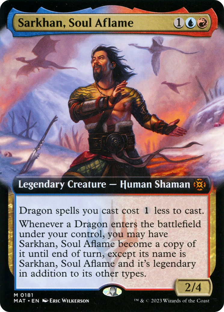 Sarkhan, Soul Aflame (Extended Art) [March of the Machine: The Aftermath] | GrognardGamesBatavia