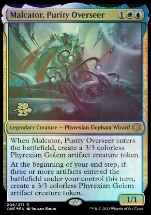 Malcator, Purity Overseer [Phyrexia: All Will Be One Prerelease Promos] | GrognardGamesBatavia