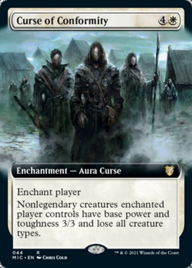 Curse of Conformity (Extended Art) [Innistrad: Midnight Hunt Commander] | GrognardGamesBatavia