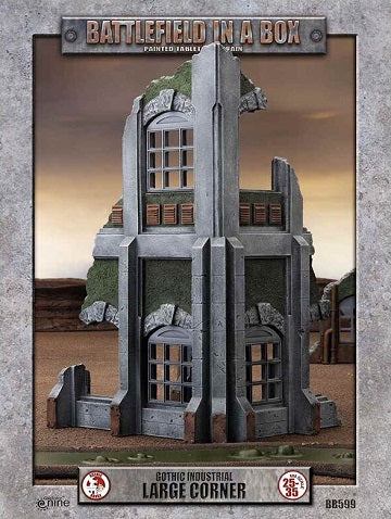 BB599 Gothic Industrial - Large Corner | GrognardGamesBatavia