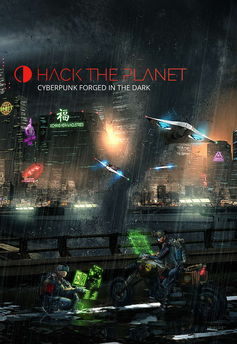 Hack the Planet: Cyberpunk Forged in the Dark | GrognardGamesBatavia