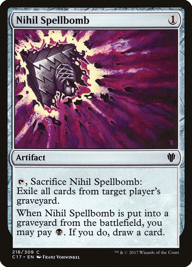 Nihil Spellbomb [Commander 2017] | GrognardGamesBatavia