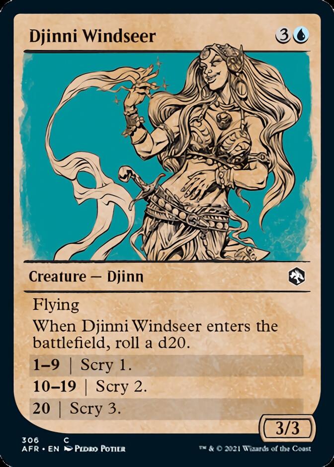 Djinni Windseer (Showcase) [Dungeons & Dragons: Adventures in the Forgotten Realms] | GrognardGamesBatavia