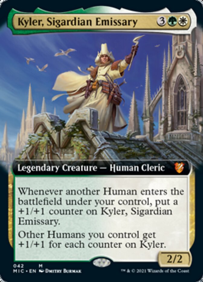 Kyler, Sigardian Emissary (Extended Art) [Innistrad: Midnight Hunt Commander] | GrognardGamesBatavia