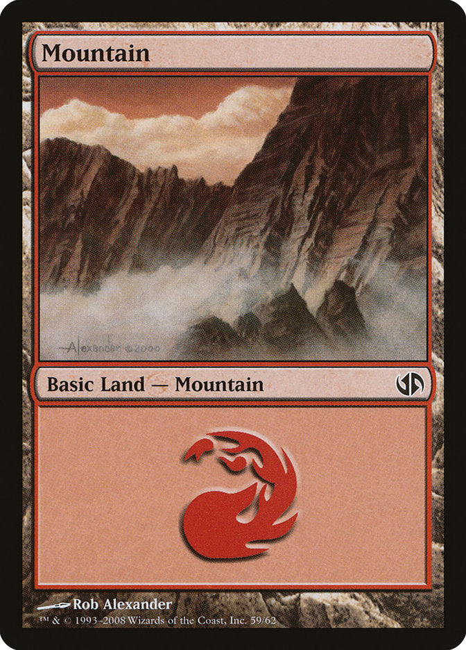 Mountain (59) [Duel Decks: Jace vs. Chandra] | GrognardGamesBatavia