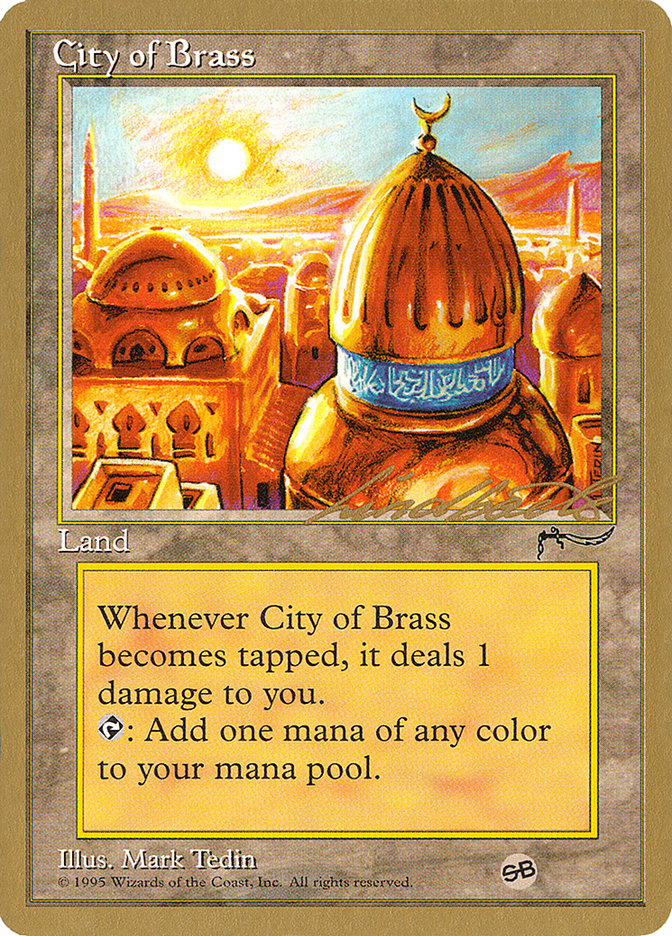 City of Brass (Leon Lindback) (SB) [Pro Tour Collector Set] | GrognardGamesBatavia