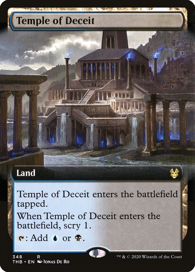 Temple of Deceit (Extended Art) [Theros Beyond Death] | GrognardGamesBatavia