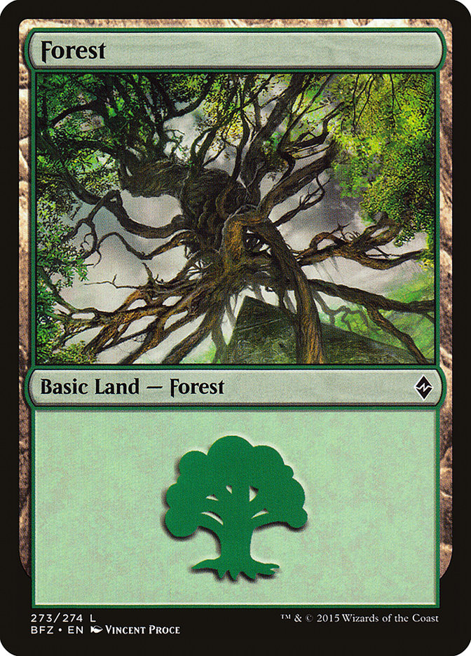 Forest (273a) [Battle for Zendikar] | GrognardGamesBatavia