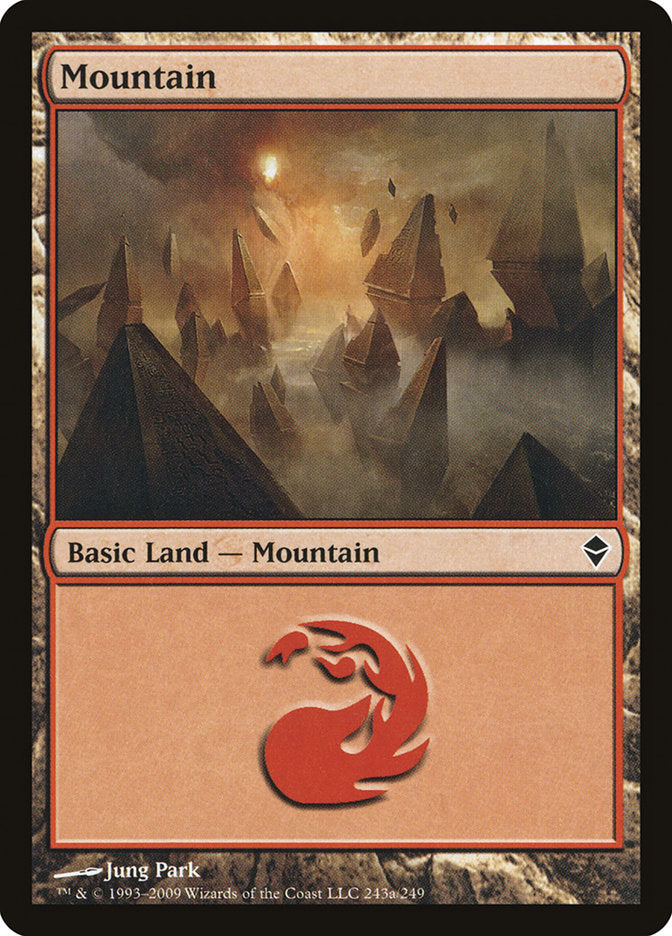 Mountain (243a) [Zendikar] | GrognardGamesBatavia