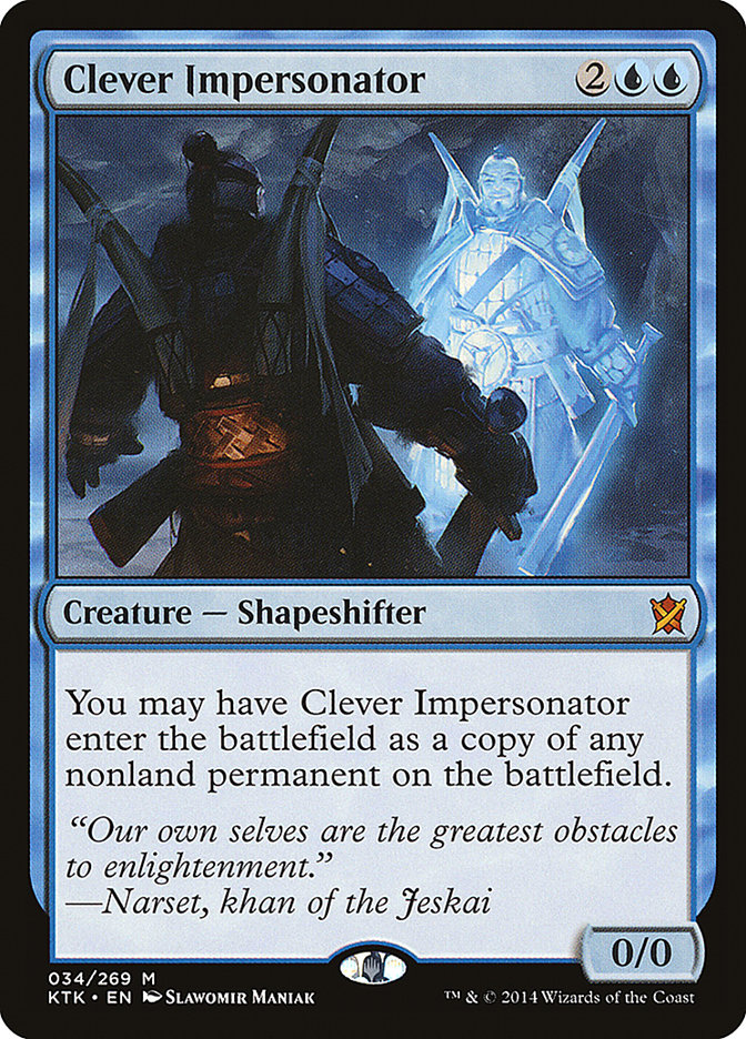 Clever Impersonator [Khans of Tarkir] | GrognardGamesBatavia