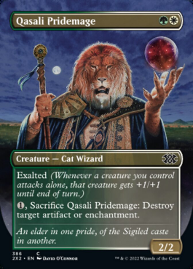 Qasali Pridemage (Borderless Alternate Art) [Double Masters 2022] | GrognardGamesBatavia