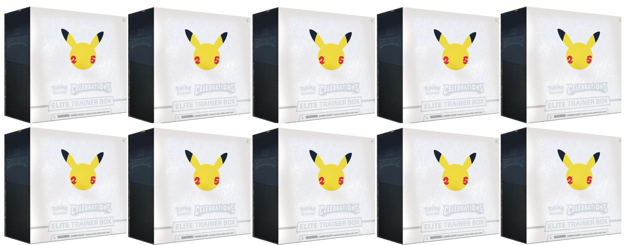 Celebrations: 25th Anniversary - Elite Trainer Box Case | GrognardGamesBatavia