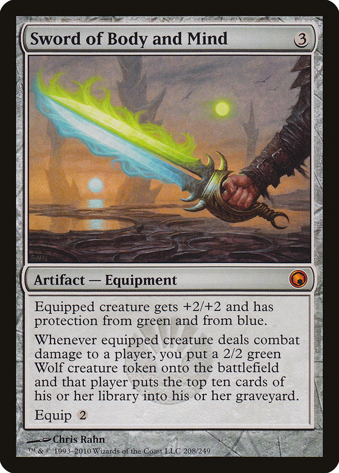 Sword of Body and Mind [Scars of Mirrodin] | GrognardGamesBatavia