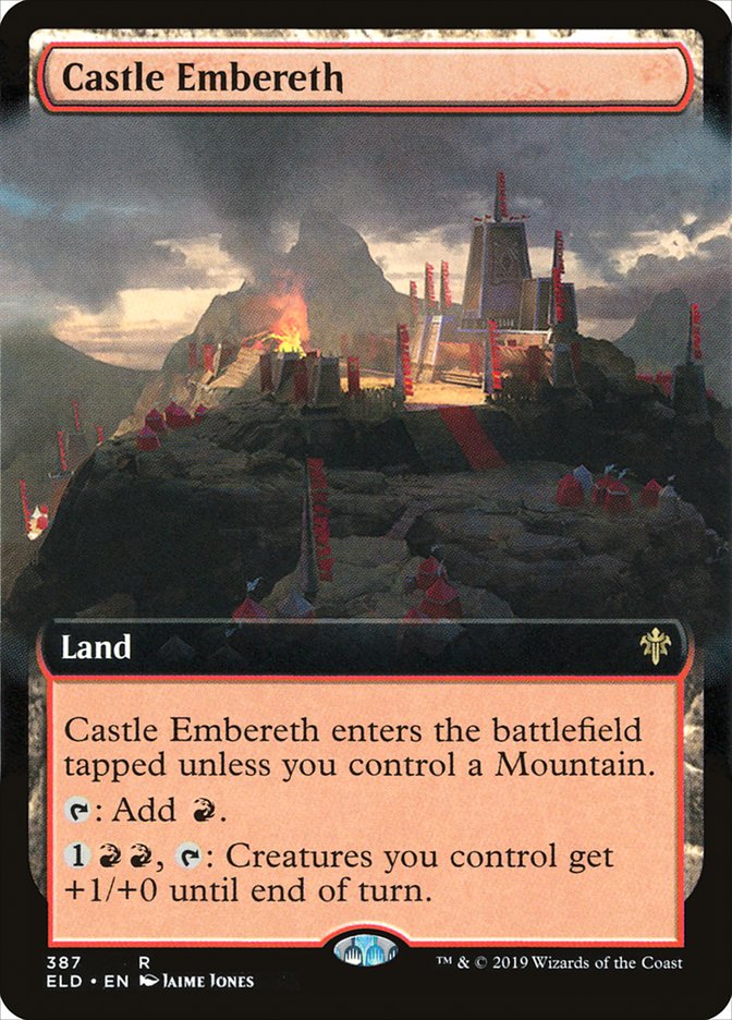 Castle Embereth (Extended Art) [Throne of Eldraine] | GrognardGamesBatavia