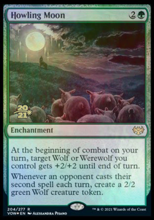 Howling Moon [Innistrad: Crimson Vow Prerelease Promos] | GrognardGamesBatavia