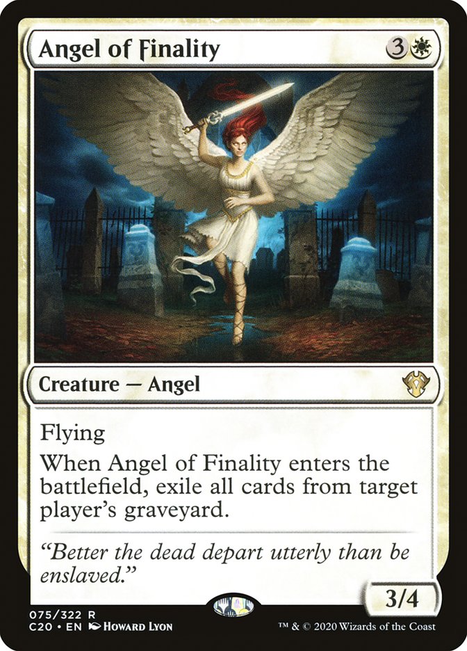 Angel of Finality [Commander 2020] | GrognardGamesBatavia