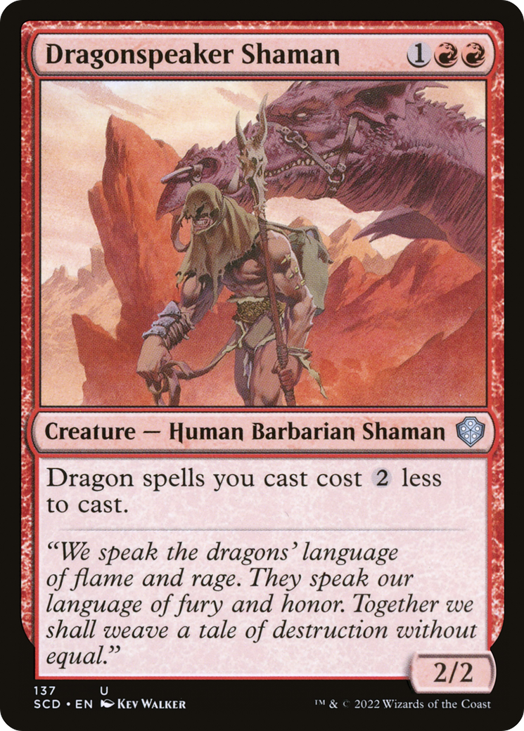 Dragonspeaker Shaman [Starter Commander Decks] | GrognardGamesBatavia