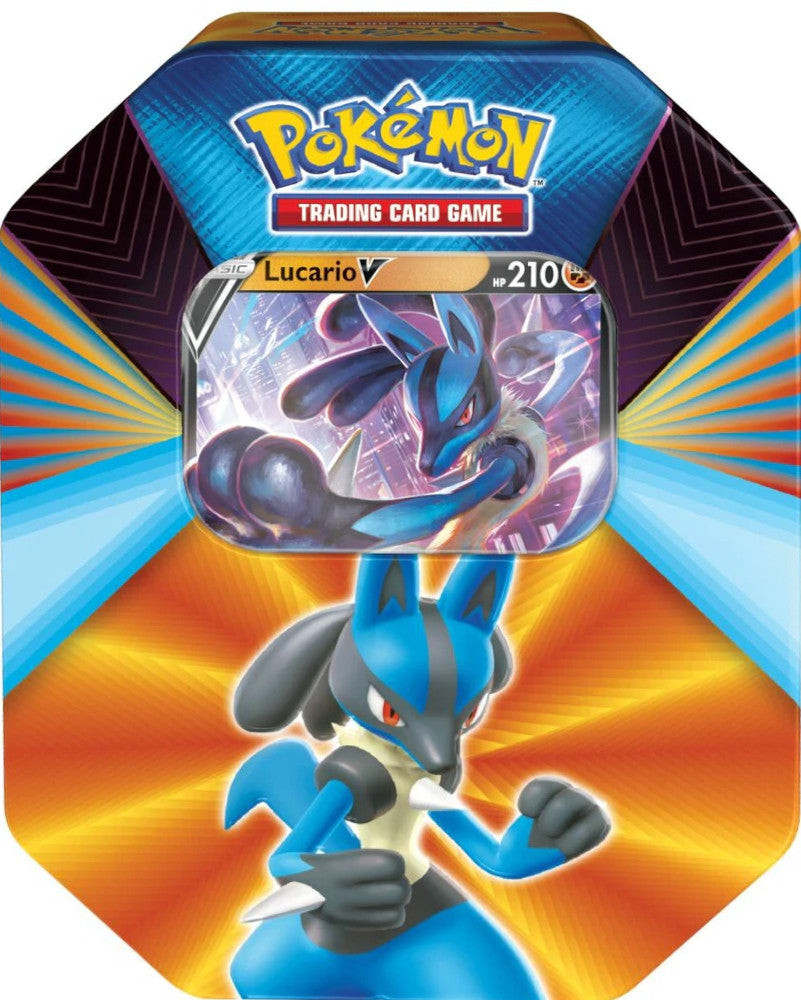 Sword & Shield: Vivid Voltage - V Forces Tin (Lucario V) | GrognardGamesBatavia