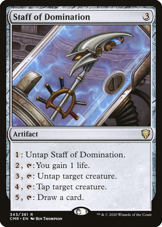 Staff of Domination [Commander Legends] | GrognardGamesBatavia