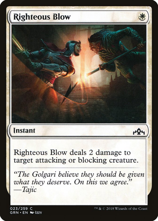 Righteous Blow [Guilds of Ravnica] | GrognardGamesBatavia