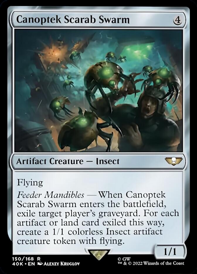 Canoptek Scarab Swarm (Surge Foil) [Universes Beyond: Warhammer 40,000] | GrognardGamesBatavia