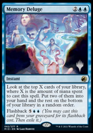 Memory Deluge (Promo Pack) [Innistrad: Midnight Hunt Promos] | GrognardGamesBatavia