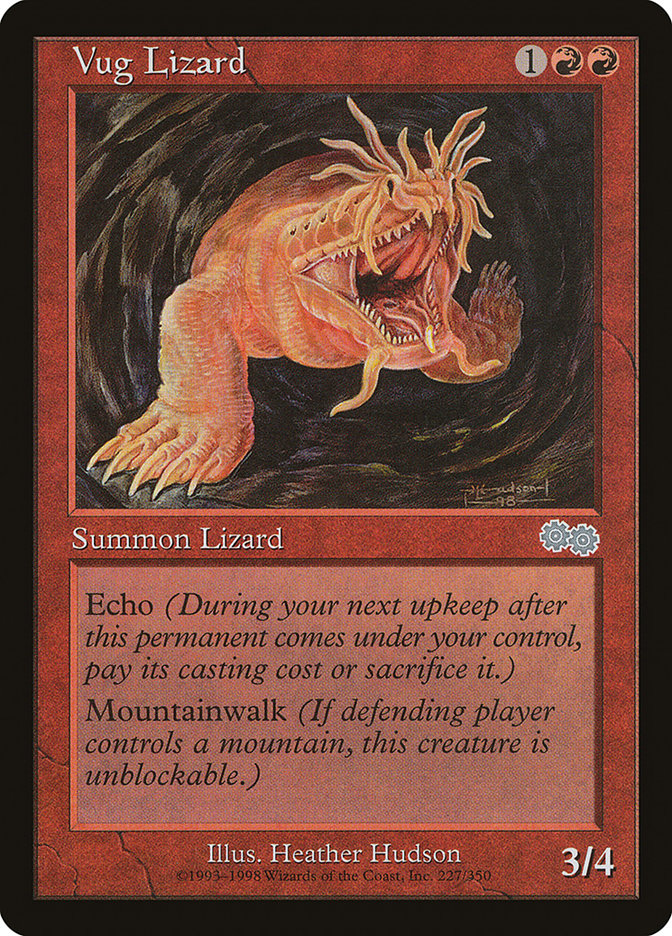 Vug Lizard [Urza's Saga] | GrognardGamesBatavia