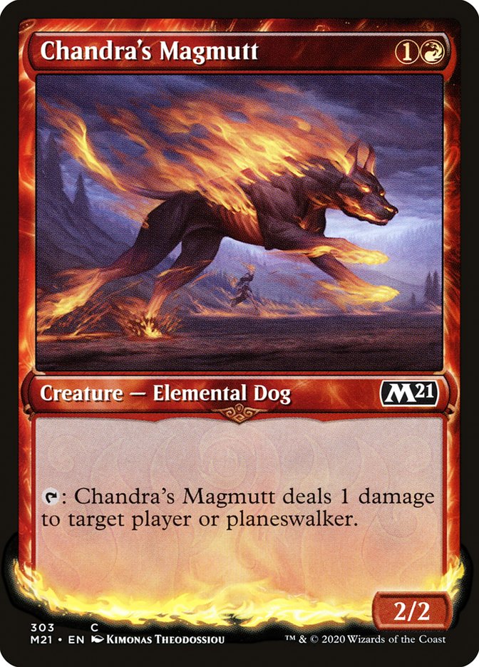 Chandra's Magmutt (Showcase) [Core Set 2021] | GrognardGamesBatavia