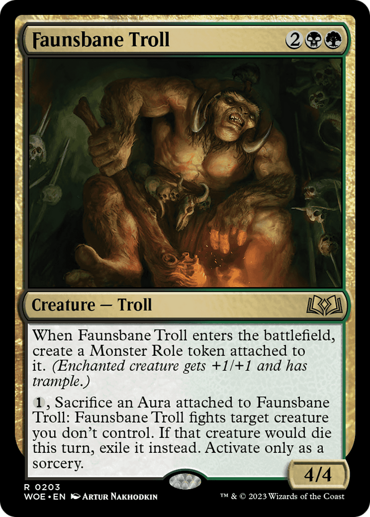 Faunsbane Troll [Wilds of Eldraine] | GrognardGamesBatavia