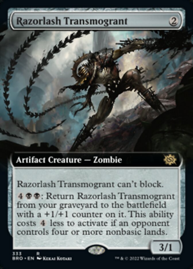 Razorlash Transmogrant (Extended Art) [The Brothers' War] | GrognardGamesBatavia