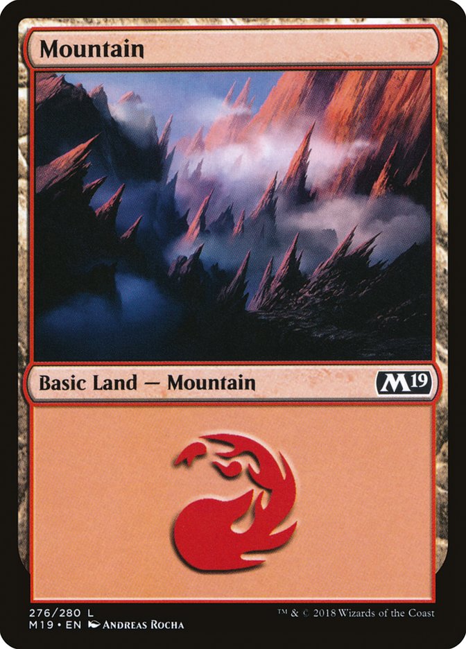 Mountain (276) [Core Set 2019] | GrognardGamesBatavia