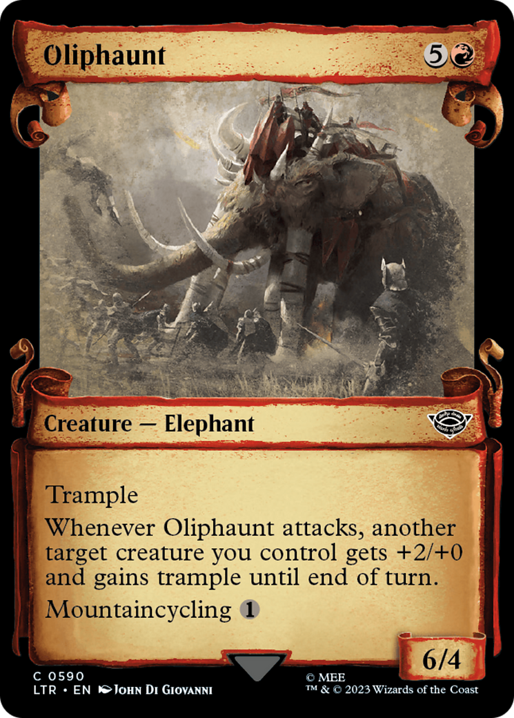 Oliphaunt [The Lord of the Rings: Tales of Middle-Earth Showcase Scrolls] | GrognardGamesBatavia