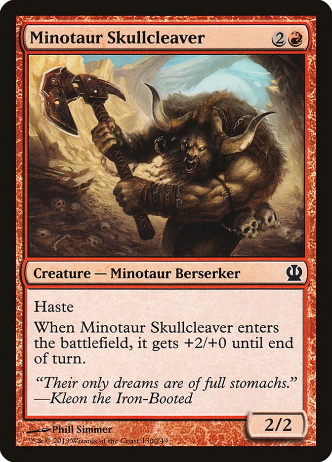 Minotaur Skullcleaver [Theros] | GrognardGamesBatavia